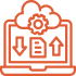 Cloud migration services icon